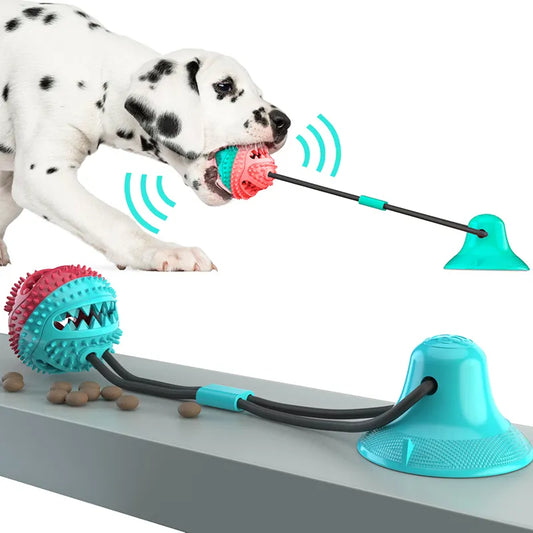 Interactive Suction Cup Dog Ball Toy
