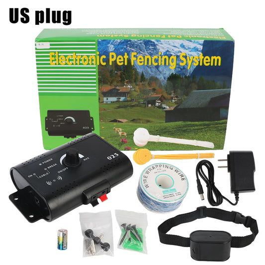 Electronic Pet Containment System with Waterproof Training Collar